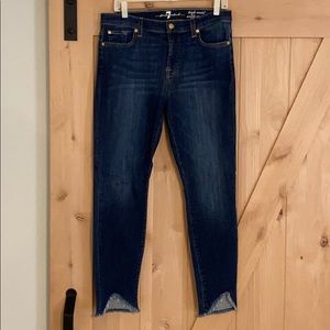 7 for all mankind- high waist ankle gwenev…
